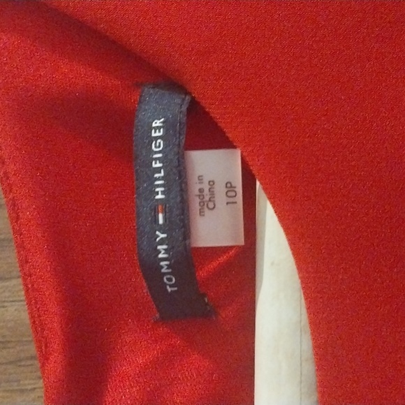 Red Tommy Hilfiger Dress Size 10 - Picture 2 of 6